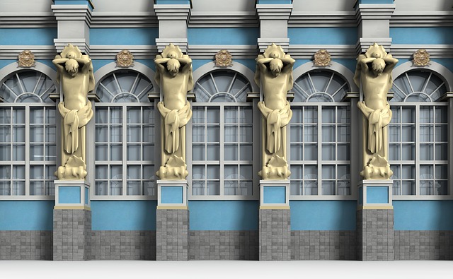 Free st petersburg palace architecture illustration