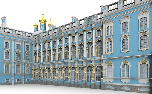 Free st petersburg palace architecture illustration