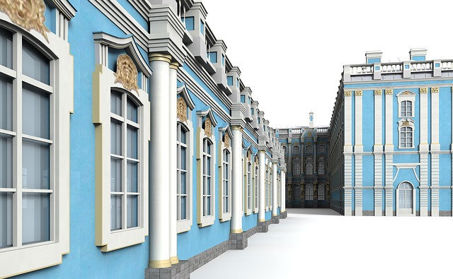 Free st petersburg palace architecture illustration