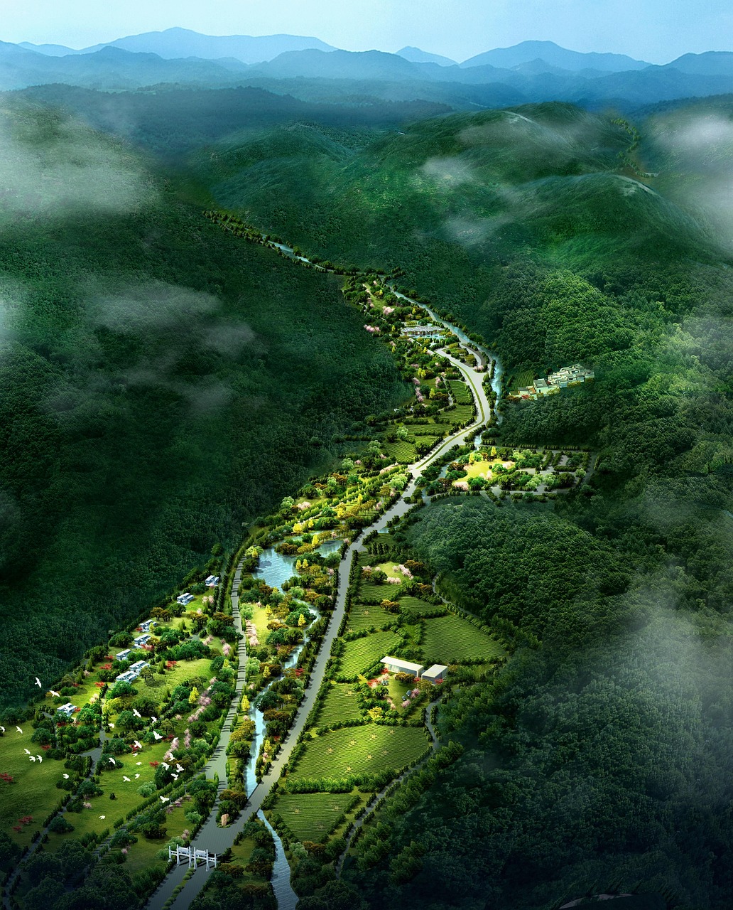 Free Park Rendering photo and picture