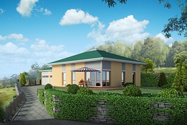 Kostenloses Foto Einfamilienhaus Villa Rendering Kostenloses Bild kostenloses-foto-einfamilienhaus-villa-rendering-kostenloses-bild