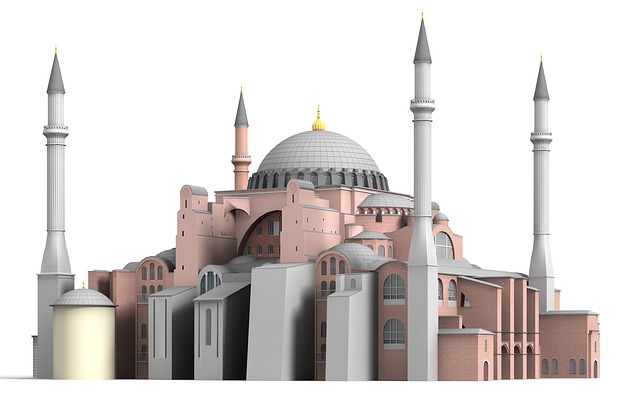 Free hagia sophia istanbul illustration