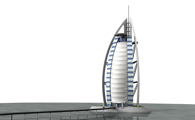 Download free HD stock image of Buri Al Arab Dubai Free buri al arab dubai architecture illustration
