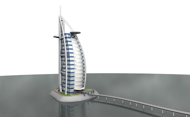 Download free HD stock image of Buri Al Arab Dubai Free buri al arab dubai architecture illustration
