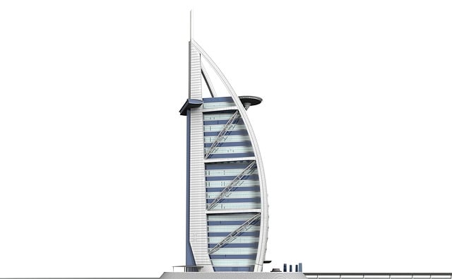 Download free HD stock image of Buri Al Arab Dubai Free buri al arab dubai architecture illustration