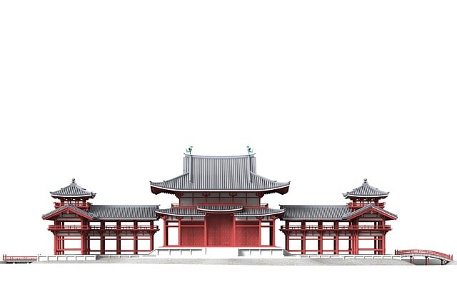 Download free HD stock image of Byodo-In Uji Free byodo-in uji japan illustration