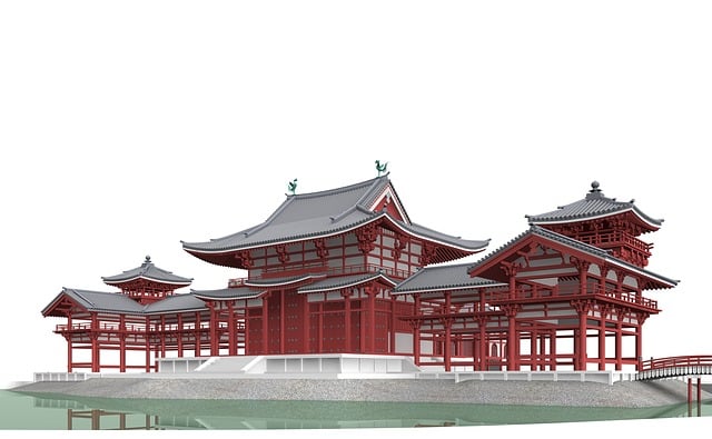Byodo-In, Uji, Japan, Arkitektur