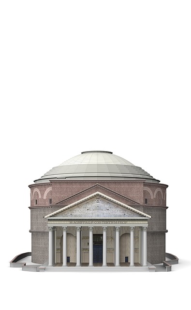 Free pantheon rome architecture illustration