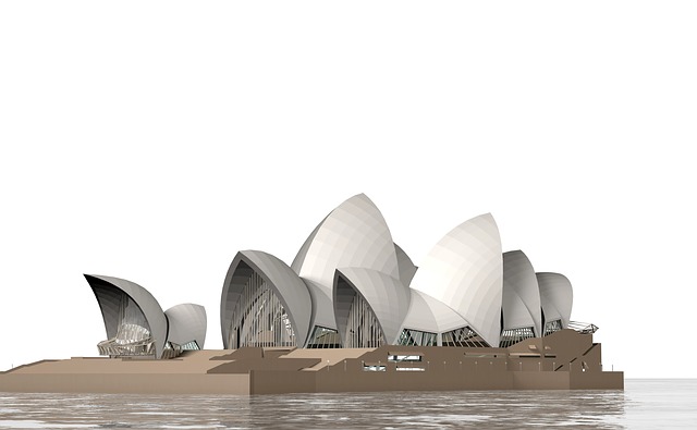 Free opera sydney architecture illustration