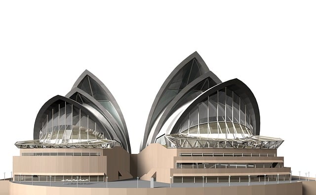 Free opera sydney architecture illustration