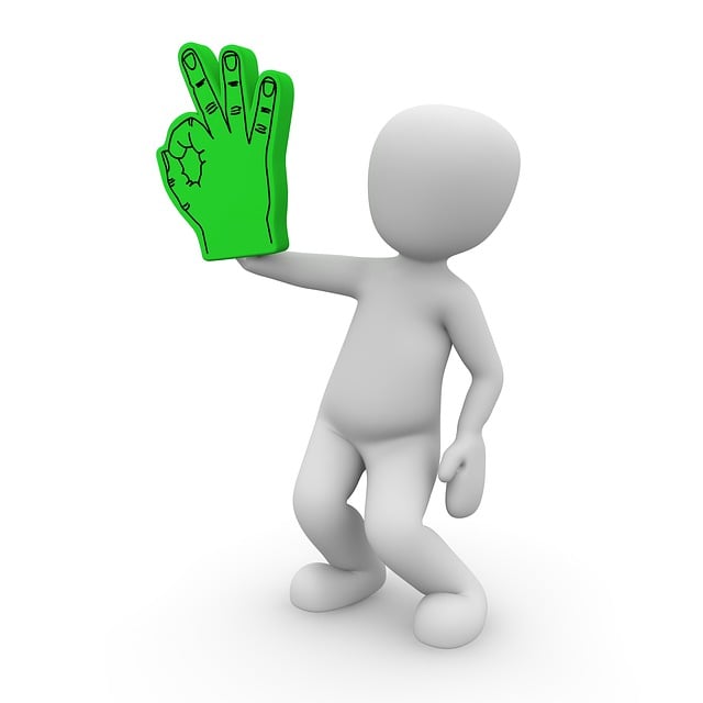 Free fan foam hand illustration