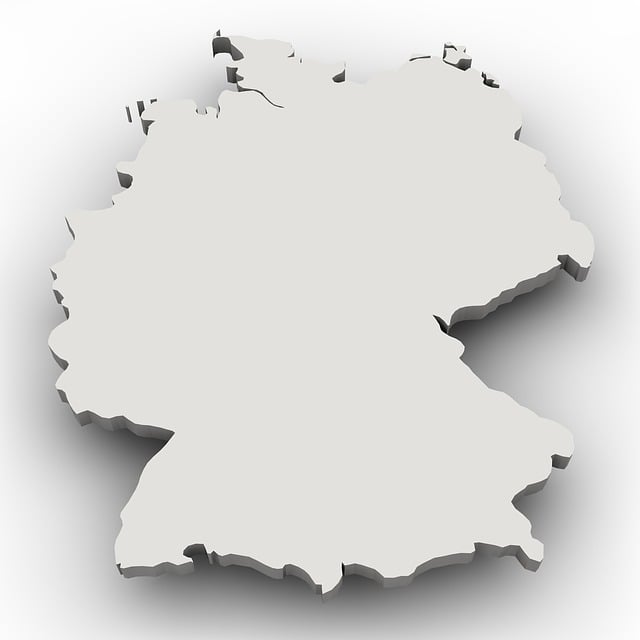 Free map germany flag illustration