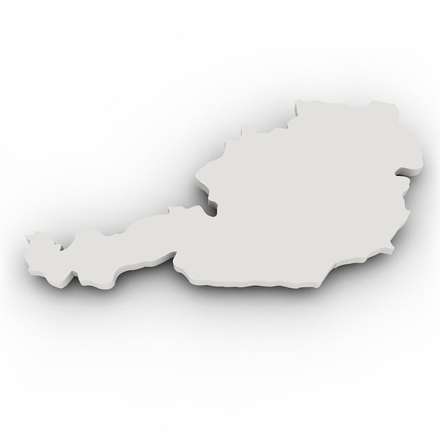 Free map austria borders illustration