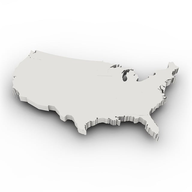 Download free HD stock image of Map Usa Free map usa borders illustration
