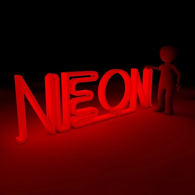 Free neon colour shining illustration