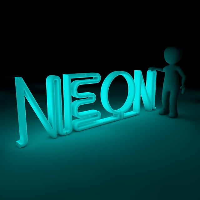 Free neon colour shining illustration