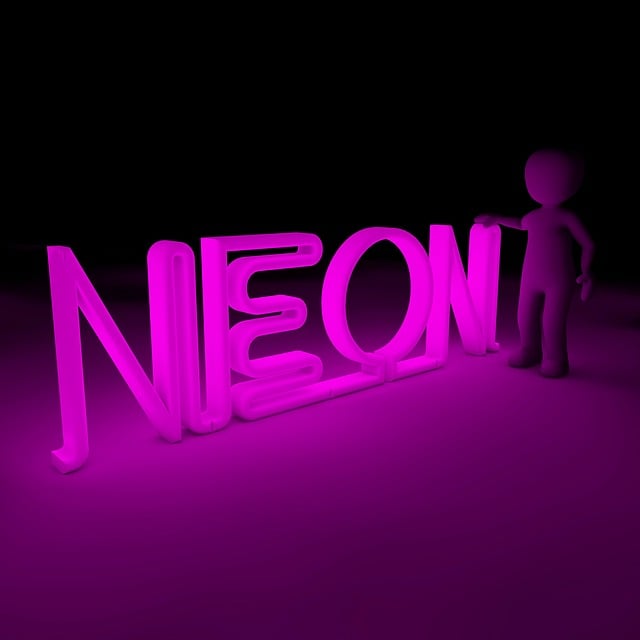 Free neon colour shining illustration