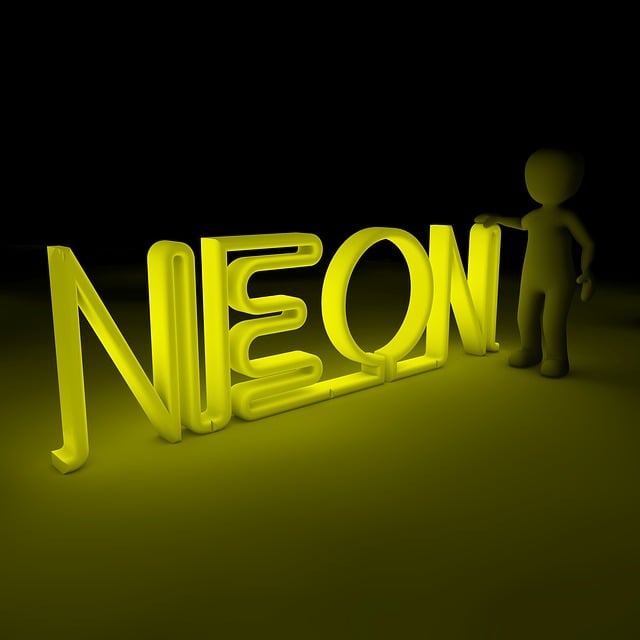 Free neon colour shining illustration