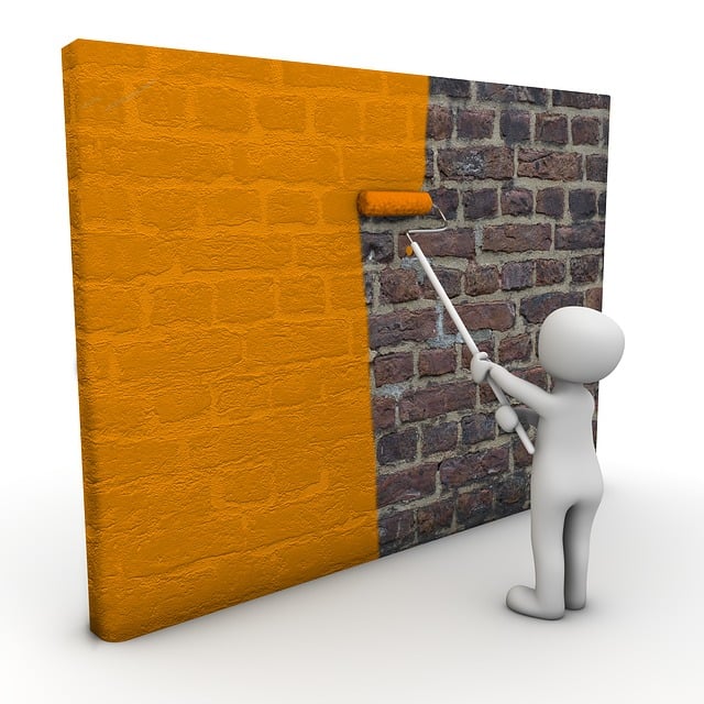 Free painter wall colour illustration