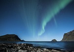 aurora borealis, lofoten, norway