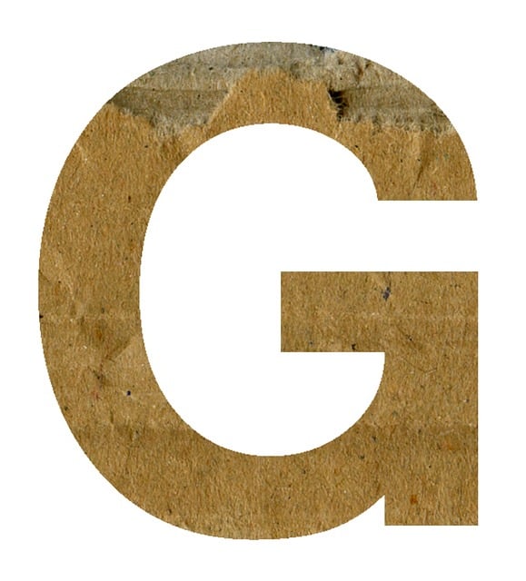 Free g alphabet letter illustration