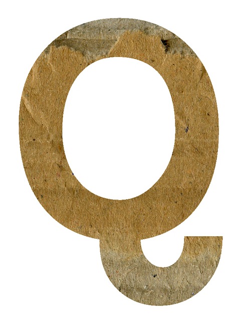 Q, Alfabeto, Carta, Texto