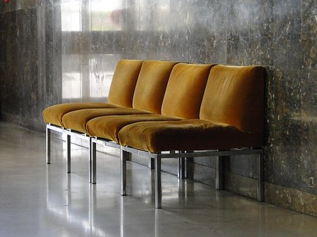 Stoelen, Wachtkamer, Hal, Leeg, Lobby