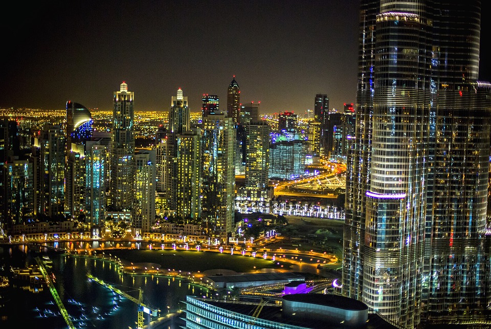 Ville Dubai Nuit Photo Gratuite Sur Pixabay