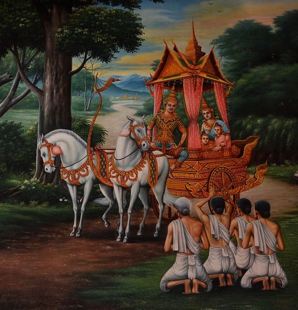 Free hoses thailand carriage illustration
