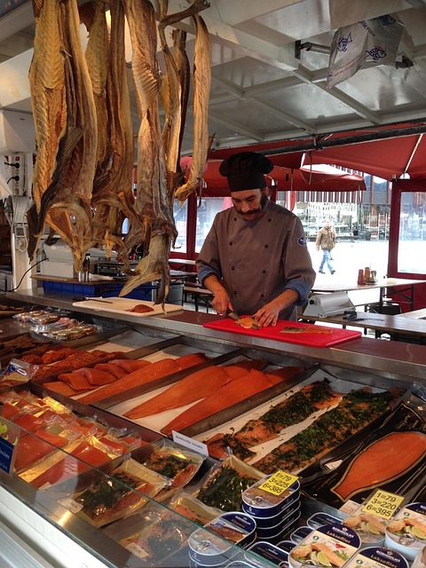 Free Dried Fish Market photo and picture