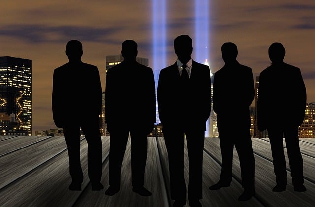 Free skyline business people skyscraper illustration