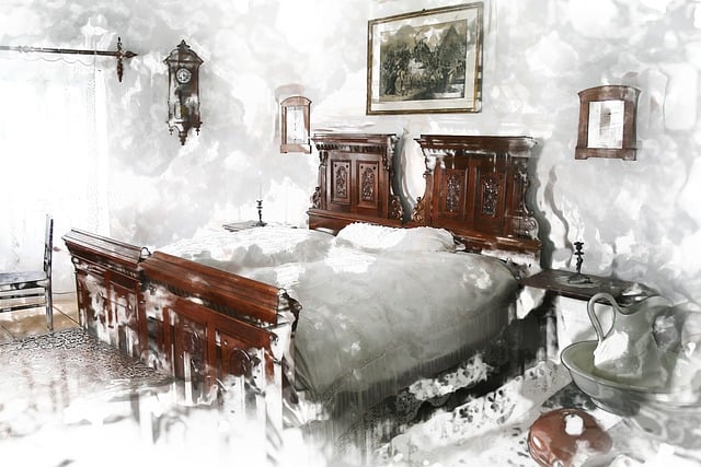 Antik, Antiquitäten, Alte, Zimmer, Möbel