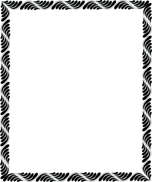 Free frame picture frame motif illustration