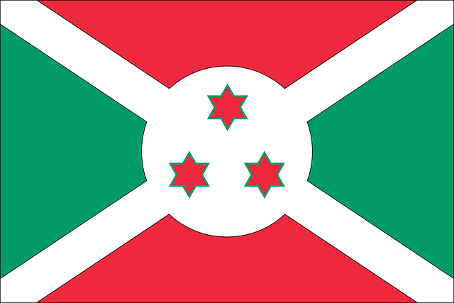 Free flag country burundi vector