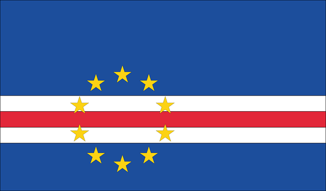 Free flag country cape verde vector