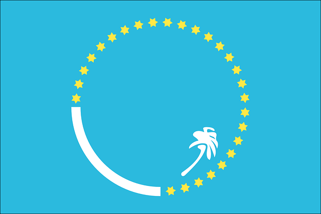 Free flag commission south pacific vector