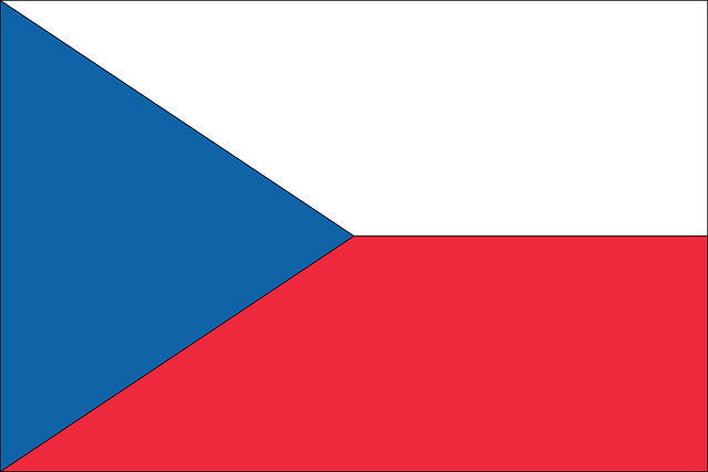 Free flag country republic czech vector