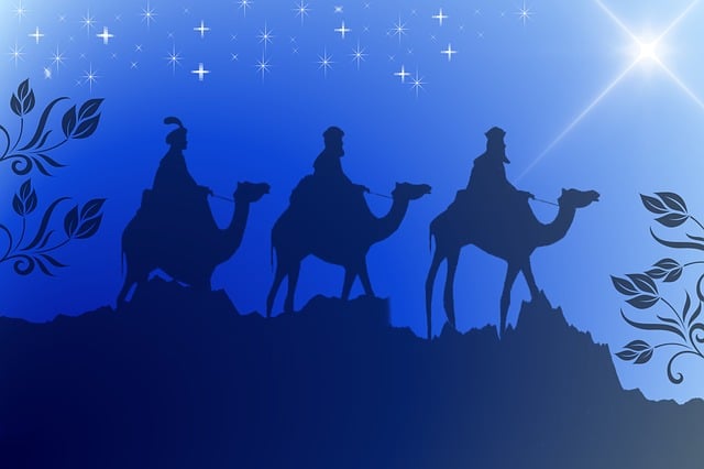 Free christmas kings christmas time illustration