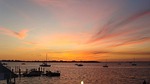 florida, sunset, sea