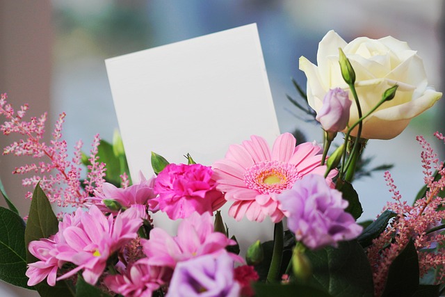 Botschaft der Blumen als Zeichen von Liebe und Wärme