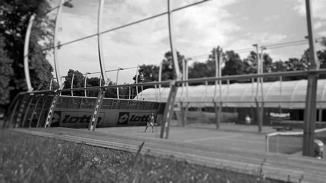 Tennis, Lerbane, Landskab, Udendørs