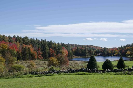 Herbst, Berkshires, Landschaft