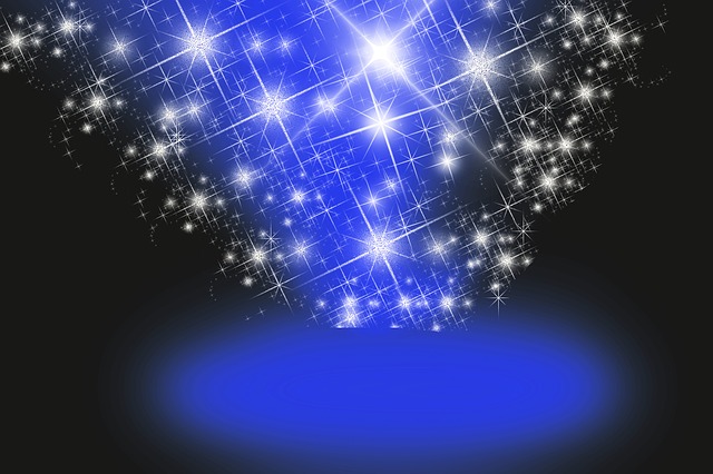Free stars background christmas illustration