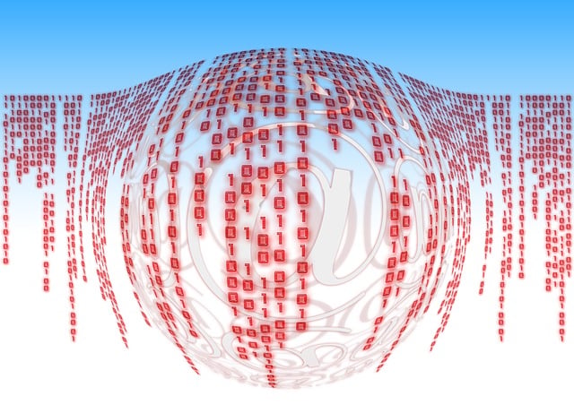 Free binary one zero illustration
