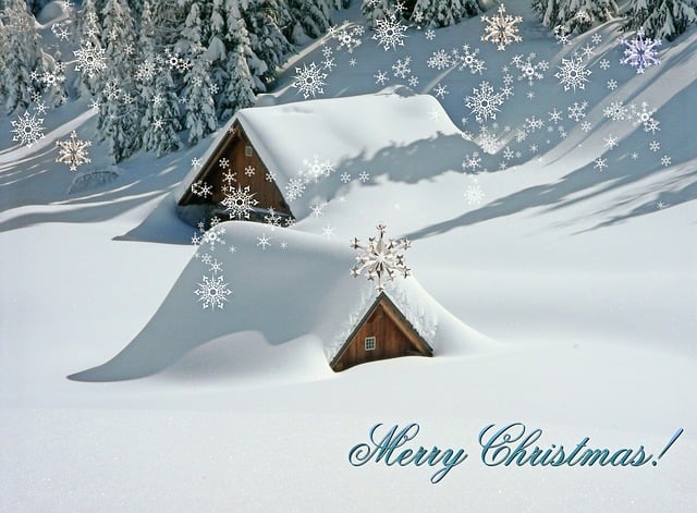 Weihnachten, Weihnachtskarte