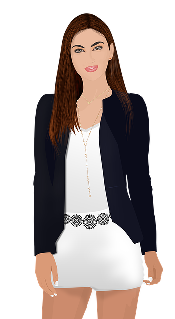 Free office girl business woman female illustration