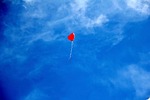 balloon, heart, love