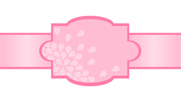 Rosa Banner, Rosa Überschrift, Design