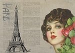 vintage, flapper, paris
