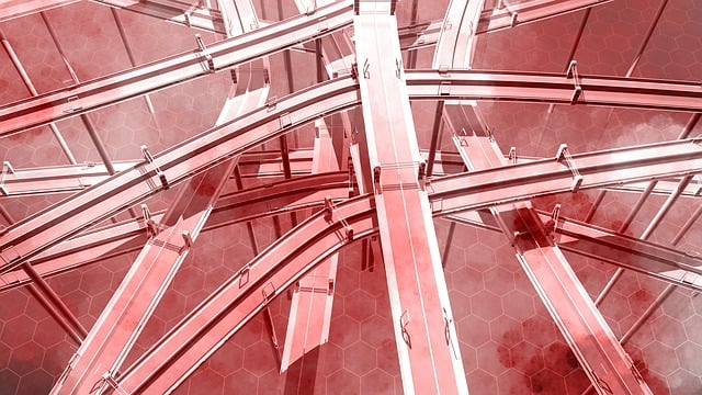 Free roads street bridge illustration